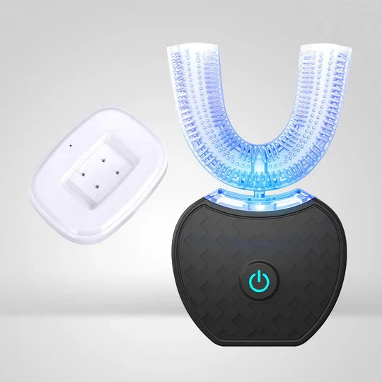 Electric Toothbrush U-Shaped Ultrasonic Blue Light