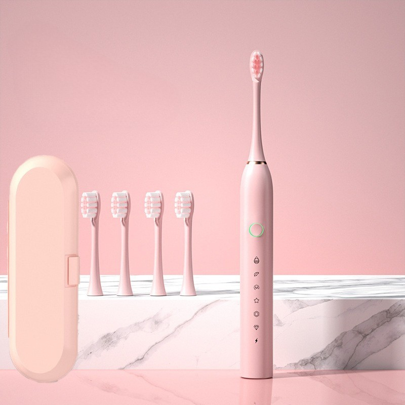 Electric Toothbrush USB Rechargeable & Interchangeable Brush Heads