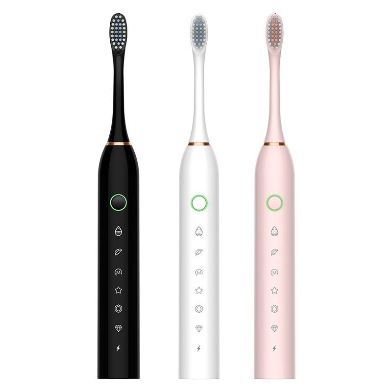Electric Toothbrush USB Rechargeable & Interchangeable Brush Heads