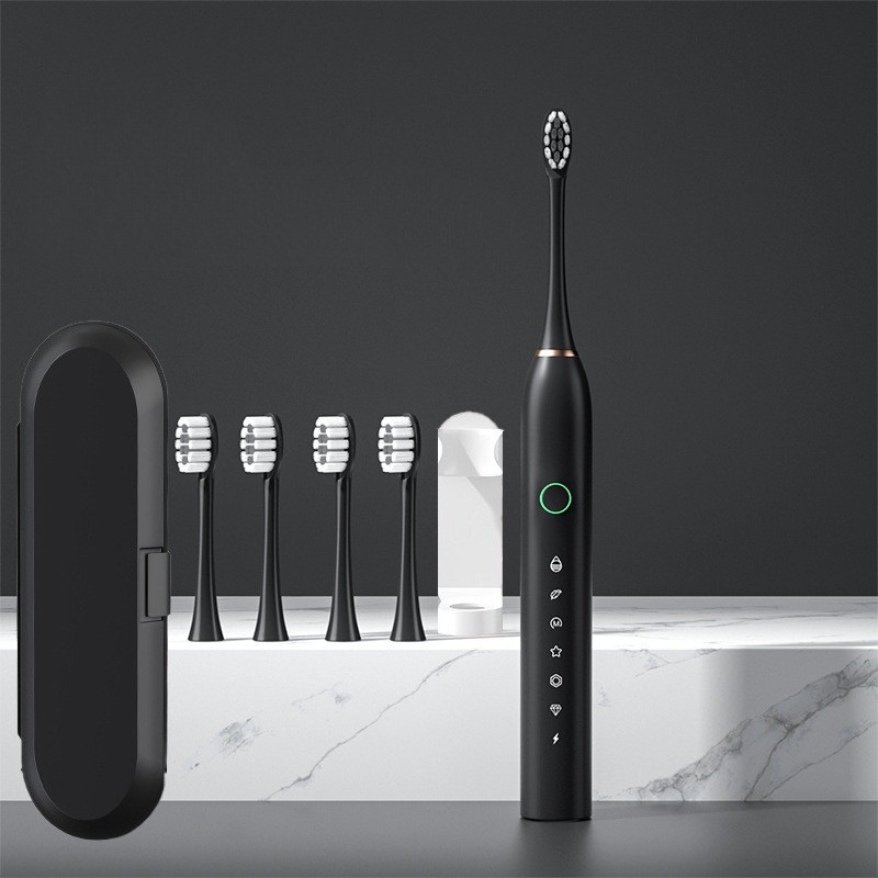 Electric Toothbrush USB Rechargeable & Interchangeable Brush Heads