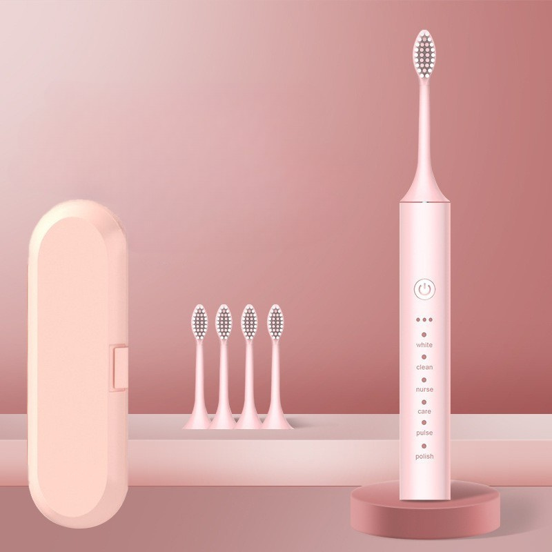 Electric Toothbrush USB Rechargeable & Interchangeable Brush Heads