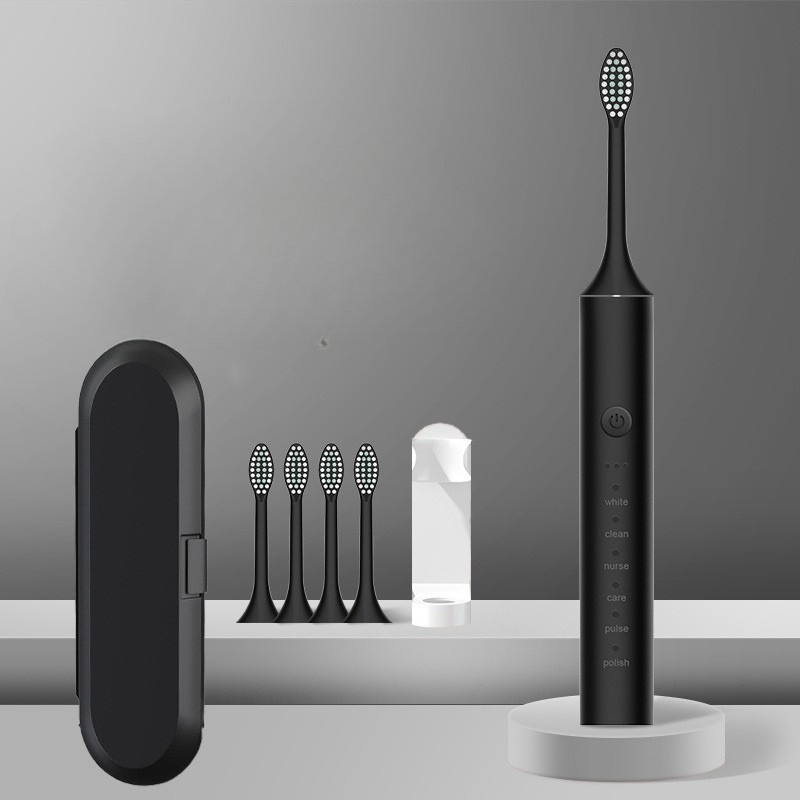 Electric Toothbrush USB Rechargeable & Interchangeable Brush Heads