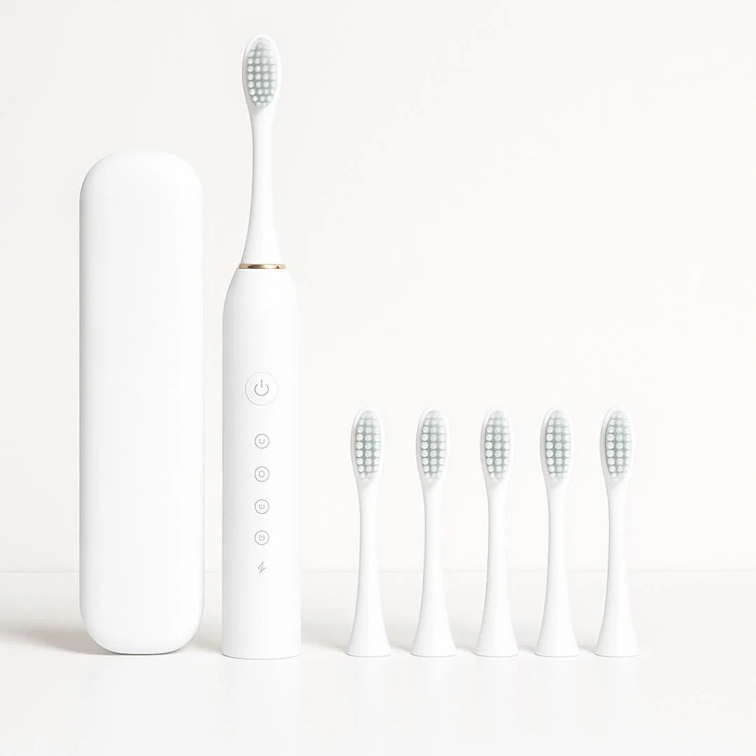 Electric Toothbrush Ultrasonic 40,000 Vibrations Wireless Charging