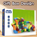 Electric Train Set USB Rechargeable Magnetic Snap-Together Track