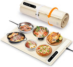 Electric Warming Tray Silicone 17 Heat Levels Child Lock