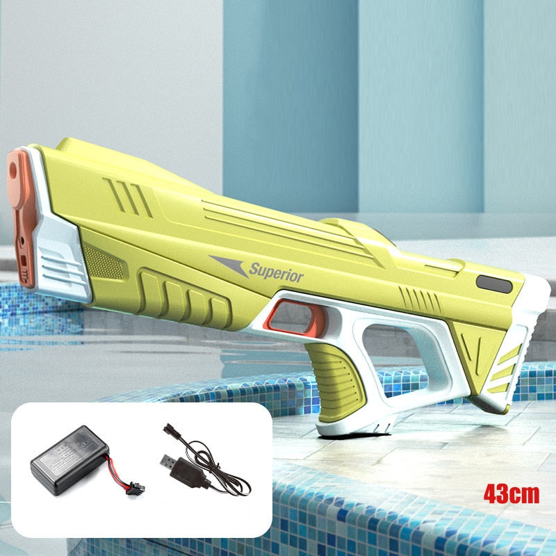 Electric Water Gun Rechargeable Long-Range Waterproof Battery