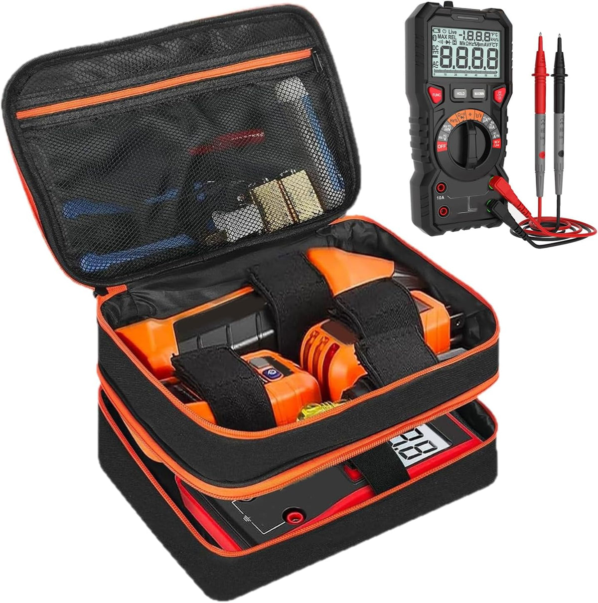 Electrical Tester Bag Double-Layer Waterproof Padded