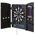 Electronic Dartboard 13.5 Inch Built-In Cabinet & Soft Tip Darts