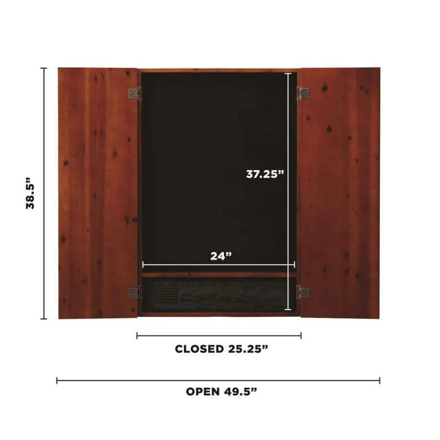 Electronic Dartboard Regulation 15.5 Inch Solid Pine Cabinet
