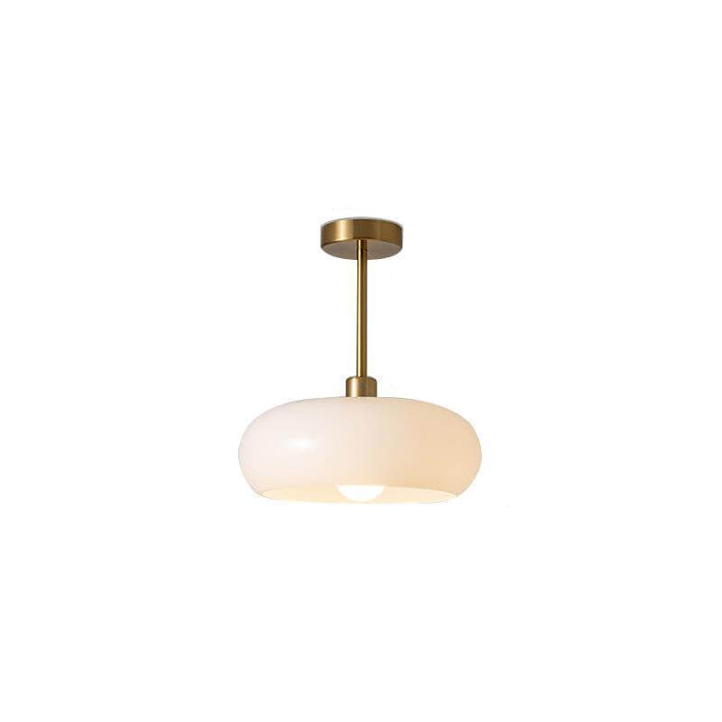 Electroplated Copper Glass Ceiling Light (Flush Or Pendant)