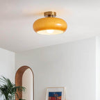 Electroplated Copper Glass Ceiling Light (Flush Or Pendant)