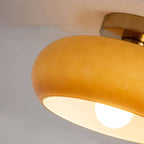 Electroplated Copper Glass Ceiling Light (Flush Or Pendant)