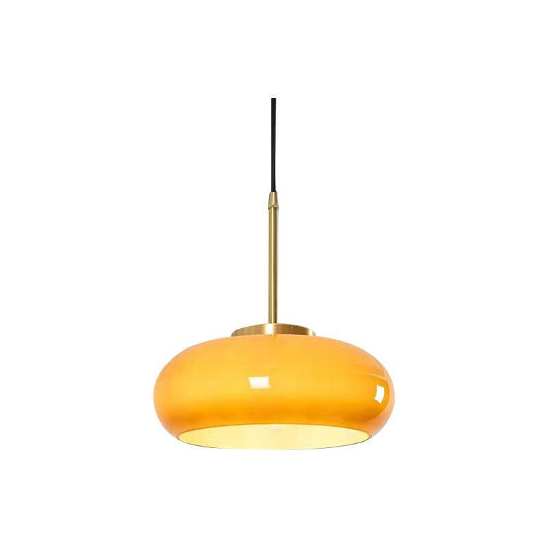 Electroplated Copper Glass Ceiling Light (Flush Or Pendant)
