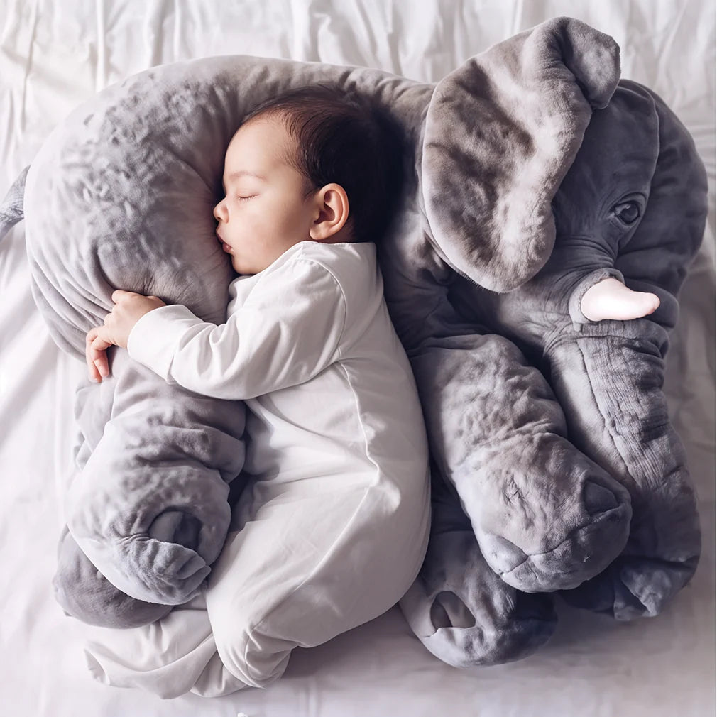 Elephant Cushion Ultra-Soft Plush & Machine Washable
