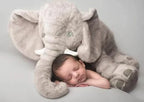 Elephant Pillow Large Plush Nursery-Friendly