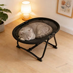 Elevated Pet Bed Breathable Mesh Foldable Iron Frame