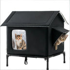 Elevated Pet Bed Stainless Steel Frame Quick-Drying Fabric