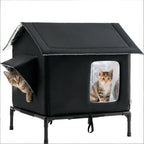 Elevated Pet Bed Stainless Steel Frame Quick-Drying Fabric