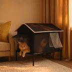 Elevated Pet Bed Stainless Steel Frame Quick-Drying Fabric