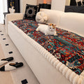 Embossed Boho Microfiber Non-Slip Sofa Cover