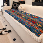 Embossed Boho Microfiber Non-Slip Sofa Cover