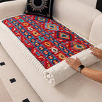 Embossed Boho Microfiber Non-Slip Sofa Cover