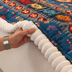 Embossed Boho Microfiber Non-Slip Sofa Cover