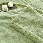 Embossed Grid Double-Layer Microfiber Blanket (All-Season)