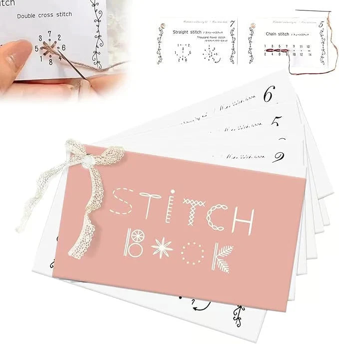 Embroidery Book Compact & Portable Over 50 Stitch Techniques