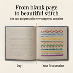 Embroidery Kit 106 Stitch Patterns & 86-Piece Toolkit