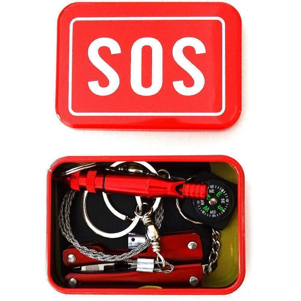 Emergency Kit Compact Metal Case Set of 8
