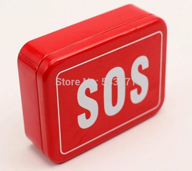 Emergency Kit Compact Metal Case Set of 8
