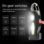 Emergency Light 400 Lumens USB-C Rechargeable Keychain & Survival Tool