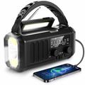 Emergency Radio 10,000 mAh Power Bank & Solar Charging