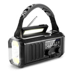 Emergency Radio 10,000mAh Power Bank Solar & Hand Crank