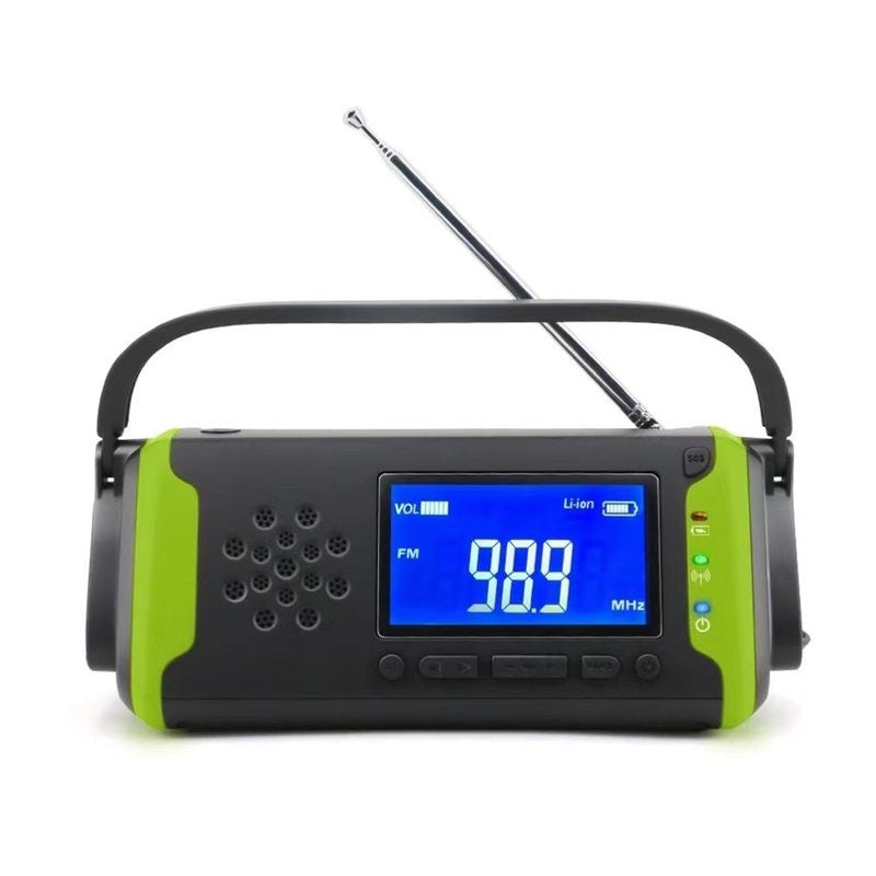 Emergency Radio 4000mAh Hand Crank LED Flashlight & SOS