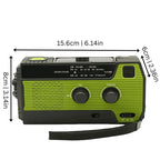 Emergency Radio AM/FM Solar & Hand Crank Power Bank