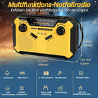Emergency Radio AM/FM Solar & Hand-Crank Power Bank
