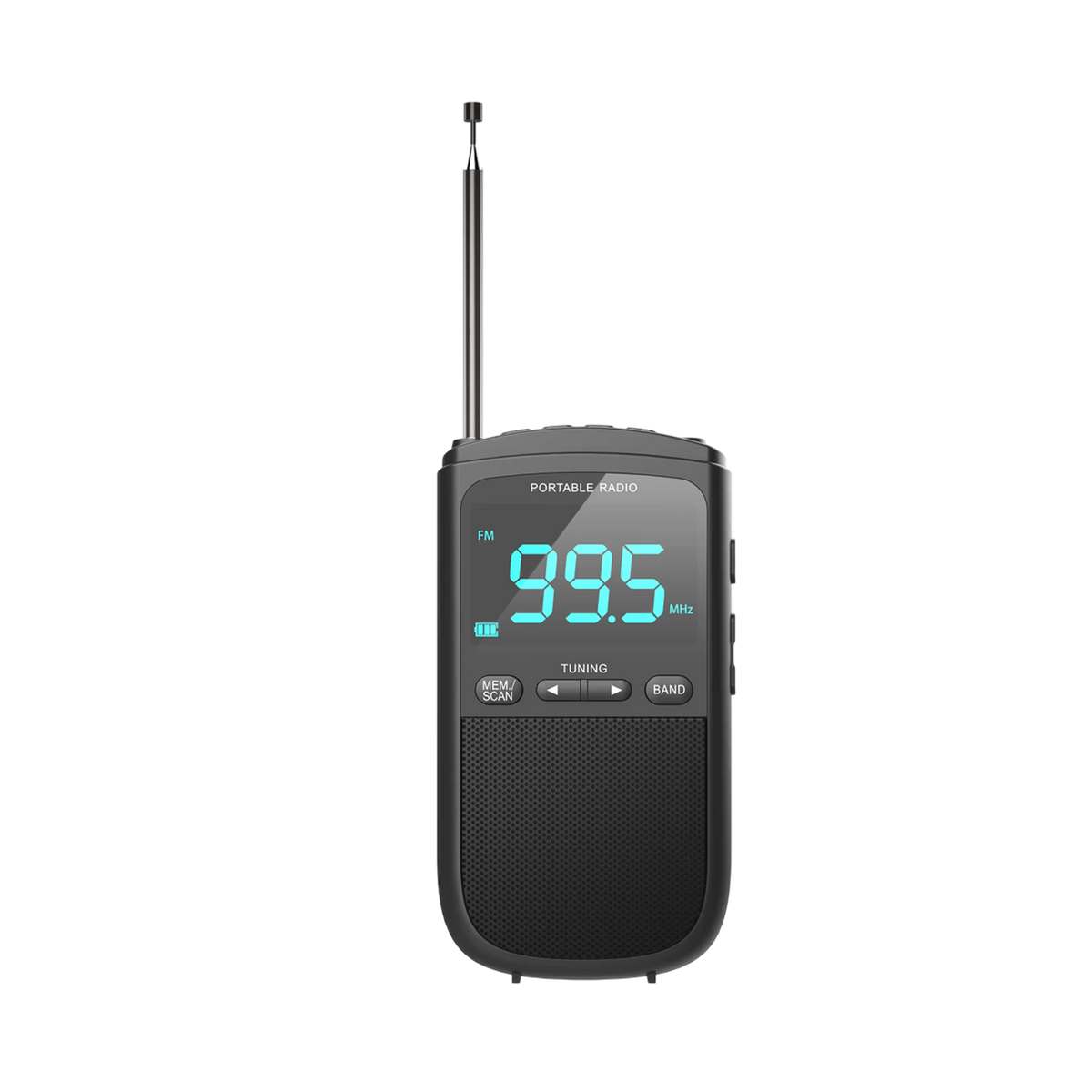 Emergency Radio AM/FM & Weather Alerts 10+ Hour Battery