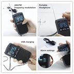 Emergency Radio AM/FM & Weather Alerts 10+ Hour Battery