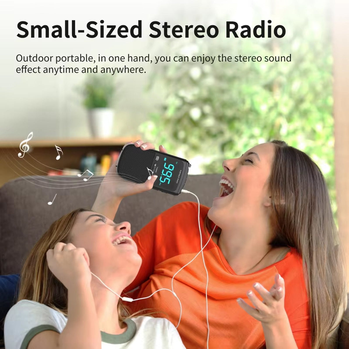Emergency Radio AM/FM & Weather Alerts 10+ Hour Battery