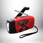 Emergency Radio Hand Crank & Solar 2000mAh Power Bank