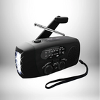 Emergency Radio Hand Crank & Solar 2000mAh Power Bank