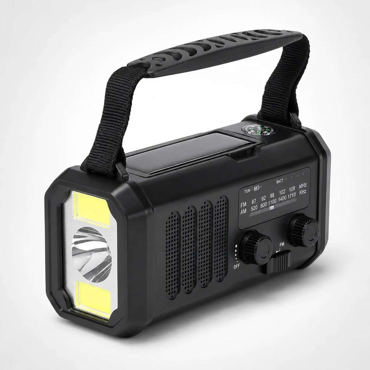 Emergency Radio Hand Crank & Solar Power Bank