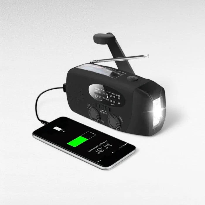 Emergency Radio Hand Crank Solar & USB Charging