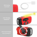 Emergency Radio Hand Crank Solar & USB Charging