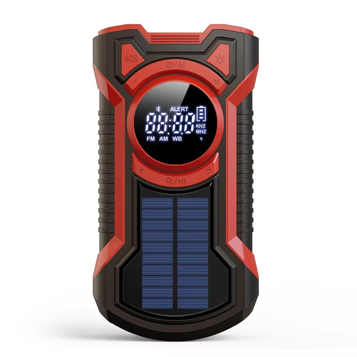 Emergency Radio NOAA Weather Solar, Hand-Crank & USB-C