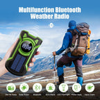 Emergency Radio NOAA Weather Solar, Hand-Crank & USB-C