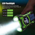 Emergency Radio NOAA Weather Solar, Hand-Crank & USB-C