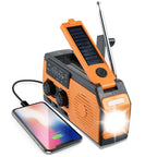 Emergency Radio Solar & Hand Crank 5000mAh Power Bank